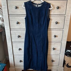 Abercrombie & Fitch Sleeveless Denim Dress